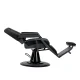 Gabbiano Bruno Barber Chair Black with Graphite Base