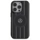 Mercedes iPhone 16 Pro Case Double Layer Crossed Lines MagSafe, Black