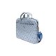 Сумка Guess Saffiano 4G Triangle Logo для ноутбука 16\'\' – синяя