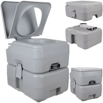 Trizand 00024498 Portable Toilet 20L, Grey