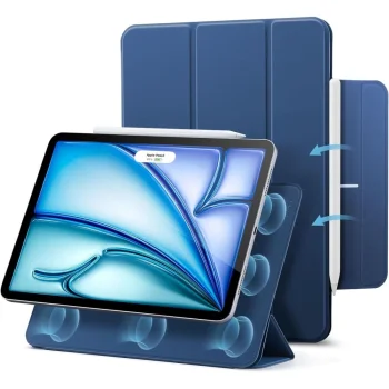 ESR Rebound Magnetic Tablet Case for iPad Air 10.9" / 11", Navy Blue