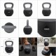 Kettlebell 10 kg Premium with Soft Base, Grey