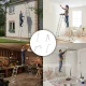ModernHome 4x4 Multi-Purpose Aluminum Folding Ladder Articulated 330 lbs Capacity