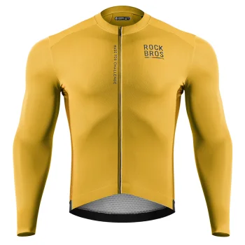 Rockbros 15120015025 ROAD TO SKY Men's Cycling Jersey L - Yellow