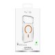 Puro iPhone 17 Pro Case Lite Mag, Transparent with Orange Ring