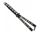 Butterfly Stainless Steel Training Balisong Practice Tool Tactical Folding Knife