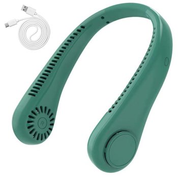 Portable Neck Fan, Green