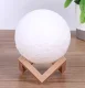 Moon-Shaped LED Night Light, Cold White