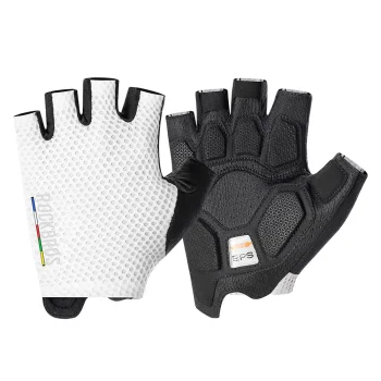 Rockbros TLS004 ROAD TO SKY Short Finger Cycling Gloves Size S - White