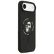 Karl Lagerfeld Silicone Karl&Choupette Ring MagSafe Case for iPhone 17 Air - Black