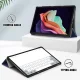 Lenovo Tab P11 Gen 2 (TB350FU) Trifold Stand PU Leather Hard Protective Cover Case, Dark Blue