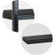 Humberg HR-851 Metal Storage Shelving Unit 180x90x40 cm, Black