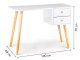 ModernHome Scandinavian Writing Desk with 2 Drawers WYJ-125