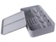Two-Tier Cutlery Drawer Organizer, Grey