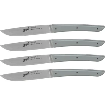 Berkel Steak Knife Set, 4-Piece, 11 cm, Grey