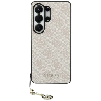 Guess 4G Classic Logo Charm MagSafe Case for Samsung Galaxy S26 Ultra - Pink