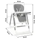 Nukido Elite 3-in-1 High Chair, Black