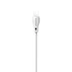 Dudao USB to USB Type-C Cable 2.1A 1m, White
