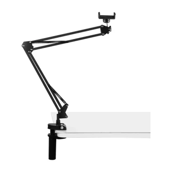 PULUZ PU650B Live Streaming Desk Mount with Phone Holder for up to 6.8" Phones, Black
