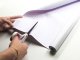 Self-Adhesive Dry Erase Whiteboard 200x45 cm with Blue Marker