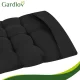 Gardlov Quilted Sun Lounger Cushion, 180x50 cm, Black