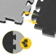 Protective Puzzle Gym Floor Mat 4FIZJO 100 x 100 cm EVA Foam, Grey