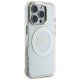 Guess iPhone 16 Pro Max Case IML Metal Colored Circle MagSafe, White