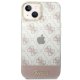 Guess 4G Pattern Script Case for iPhone 14 Plus Pink