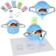 Interactive Drawing Robot for Kids, STEM Educational Drawing Toy Set, Blue