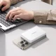 Baseus Airpow II 10000mAh Qi2 Power Bank with MagSafe 22.5W with Baseus Simple Series USB-C Cable - USB-C 20V/3A (30cm)...