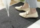Ruhhy 22055 Doormat, 60x90 cm, Black/Grey