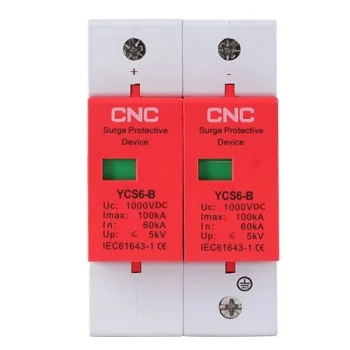DC Surge Protection Device 2P, Class B, 60-100 kA, 1000V DC