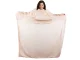 Warm Fleece Blanket with Sleeves / Robe, 140x200 cm, Beige
