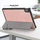 Lenovo Tab P11 Gen 2 (TB350FU) Trifold Stand PU Leather Hard Protective Cover Case, Rose Gold