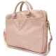 Guess ZIP Leather Triangle 16\" Laptop Bag, Pink