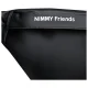 Nimmy Crossbody Glasses Cool Dog Shoulder Bag, Black