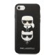Чехол Karl Lagerfeld Saffiano Karl&Choupette Head для iPhone SE 2022/2020/8/7