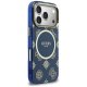 Guess IML Peony Dot MagSafe Phone Case Cover iPhone 17 Pro - Blue