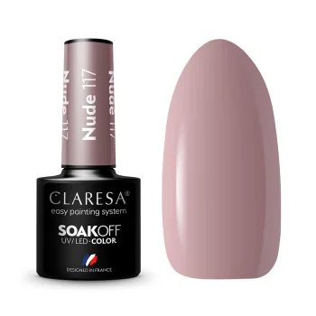 Claresa Nude 117 Hybrid Nail Polish, 5g