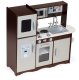 Large Wooden Play Kitchen for Kids with Cabinets and Fridge, ECOTOYS