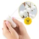 4FIZJO Cotton Nipple Covers Flower Shape, 20 pcs, Beige