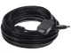 Maclean MCTV-757 Active USB 2.0 Extension Cable, USB-A, 10m, Black