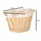 Wicker Front Bike Basket RALLEX Quick Release Click Mount, Floral