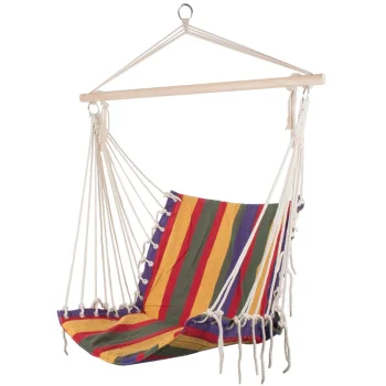 Brazilian Hanging Garden Home Chihee Swing Hammock Chair, Multicolored