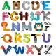 Large Fridge Magnets Alphabet and Animals, 26 pcs