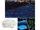 Fluorescent Lighting Stones, Glowing Pebbles, Blue, Pack of 100