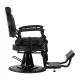 Gabbiano Niccolo Barber Chair with Black Base, Black