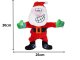 Dancing and Singing Santa Claus, Window Decoration with Suction Cups, 30 cm