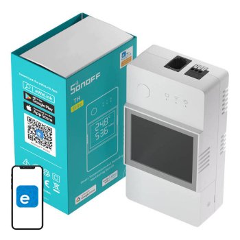 Умный WiFi переключатель Sonoff THR320D TH Elite (20A)