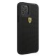 Ferrari iPhone 12 Pro Max Case On Track Perforated, Black